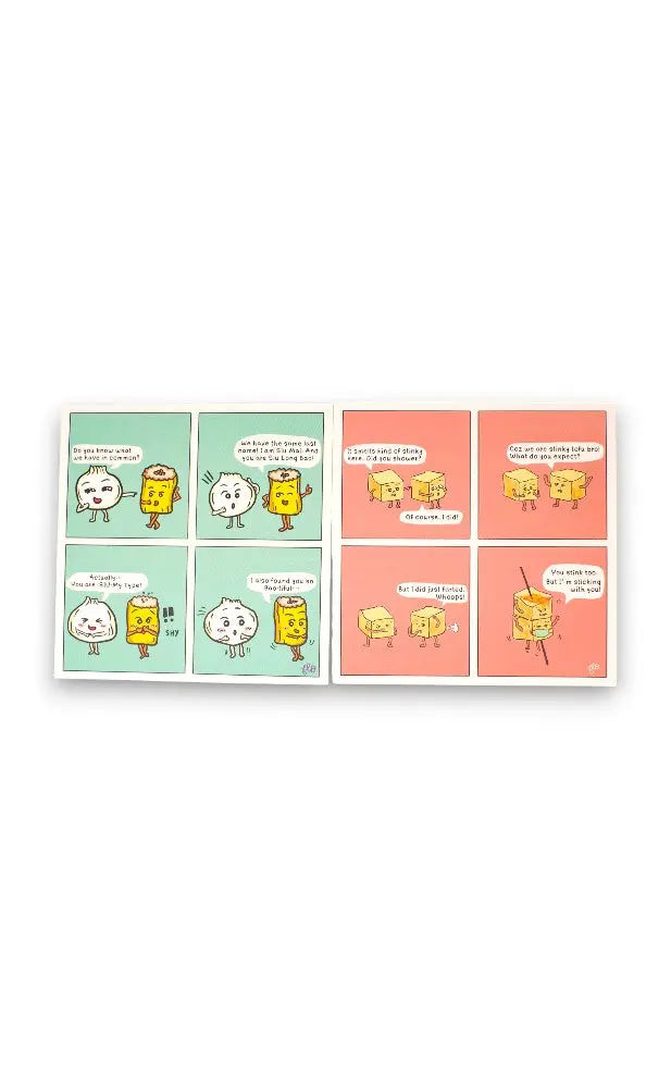 Comic Note Card (Set of 2) Fusion Spark