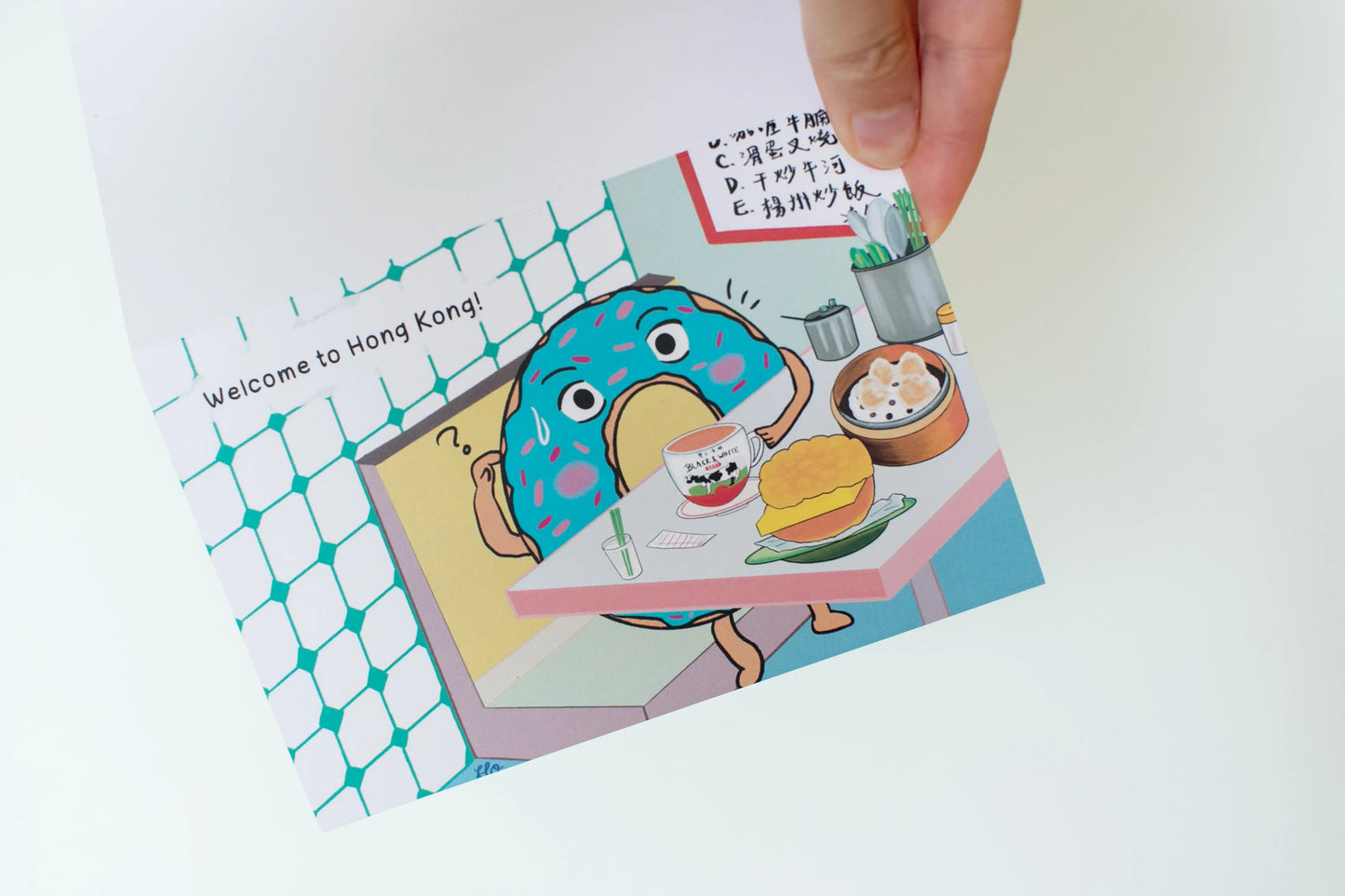 Welcome to Hong Kong Card with Mr. Donut | 歡迎來到香港賀咭 Fusion Spark