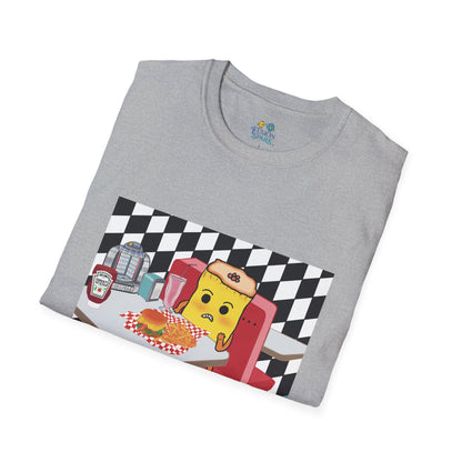 Siu Mai in American Dinner Unisex Soft T-Shirt (Global Shipping)