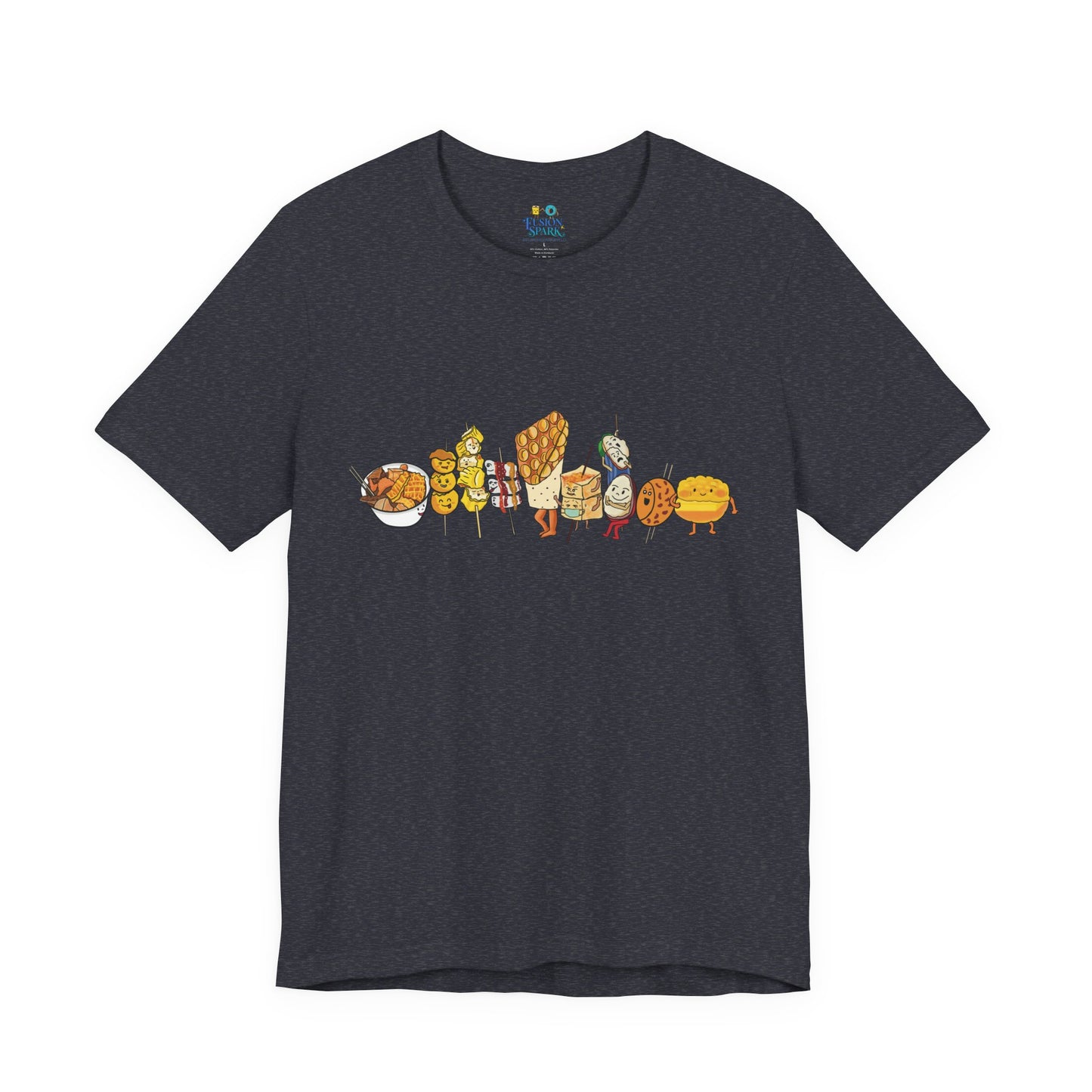 Hong Kong Street Food Uni-Sex T-shirt  香港街頭小食T恤