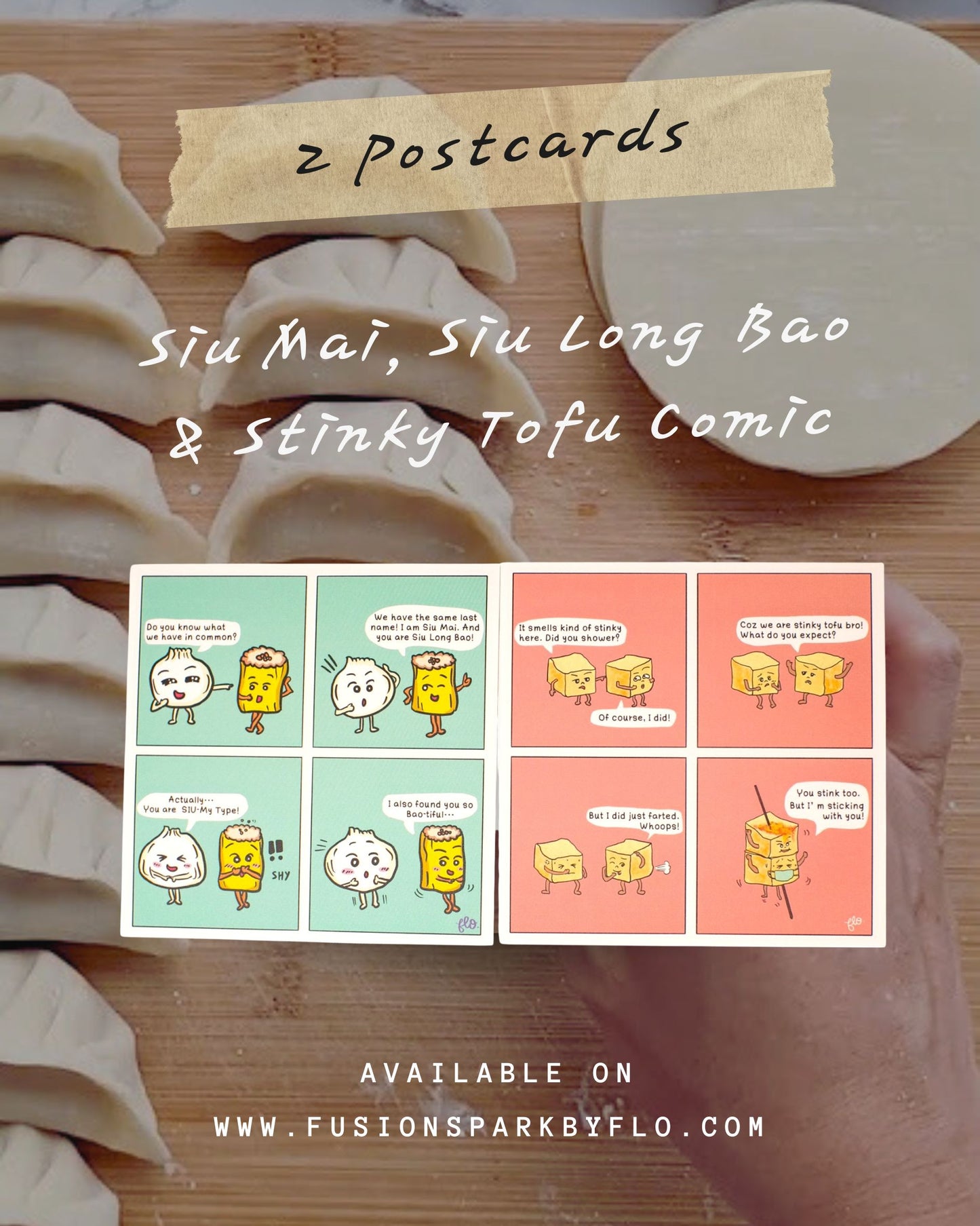 Comic Note Card (Set of 2)