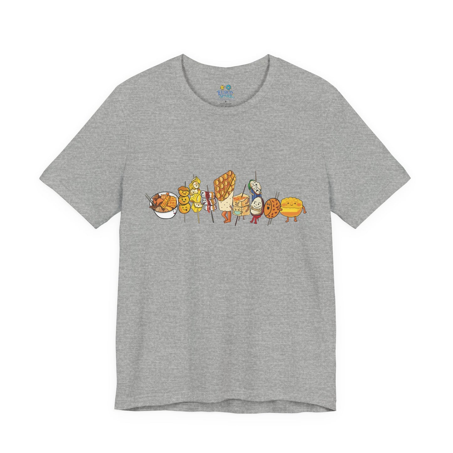 Hong Kong Street Food Uni-Sex T-shirt  香港街頭小食T恤