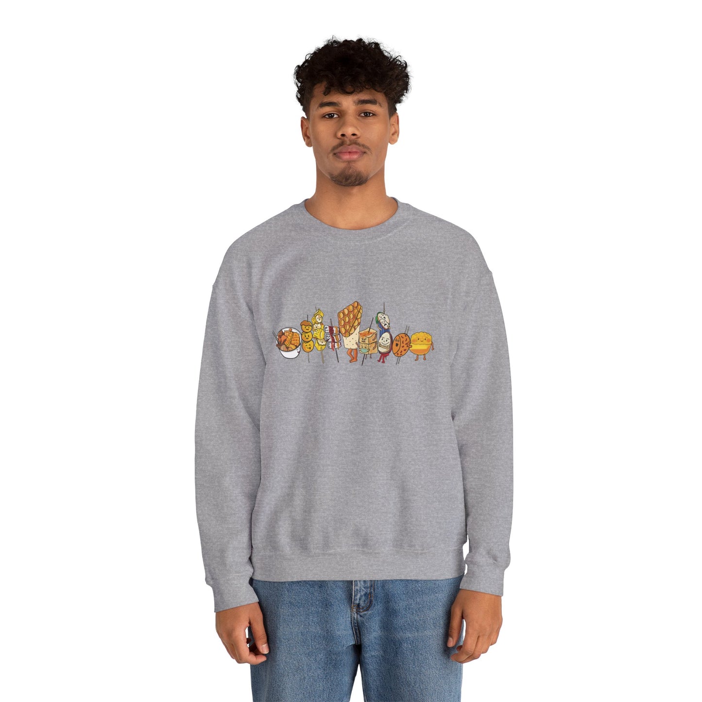 Cute Hong Kong Snacks Sweatshirt 香港街頭小食衛衣