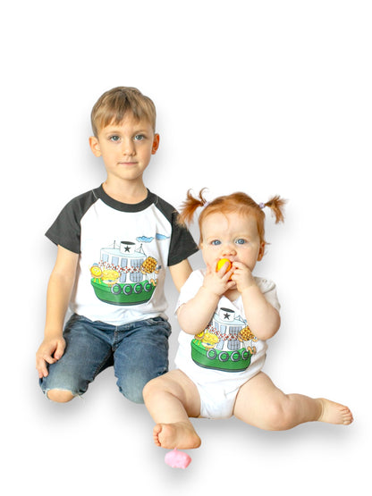 Star Ferry Sailing T-shirts (Kids + Onesies)