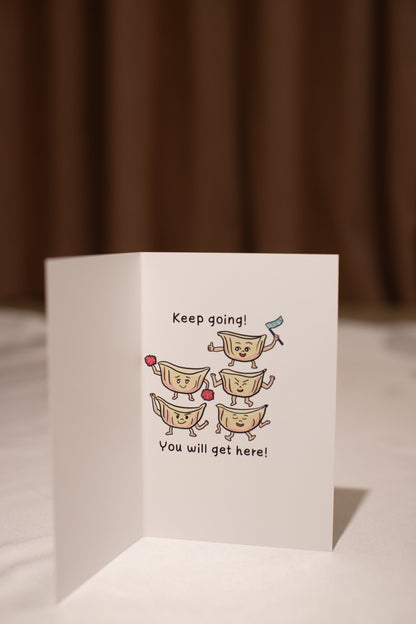 Cheering Dumplings Card - Set of 2 (Chinese & English)