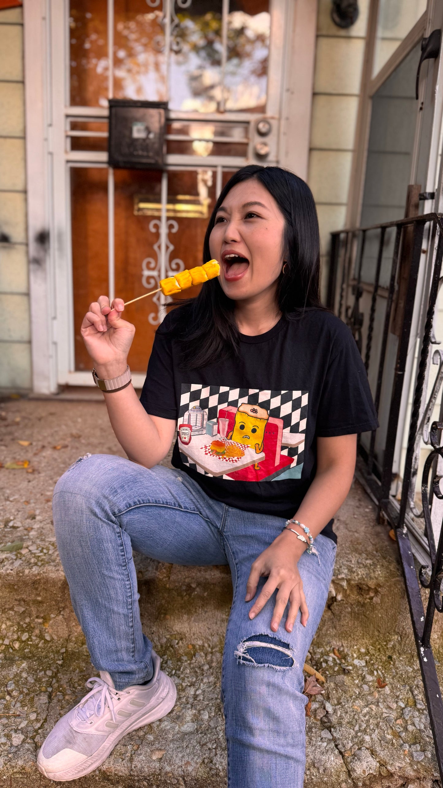 Siu Mai in American Dinner T-shirt
