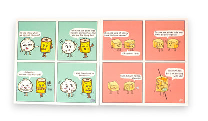 Siu Long Bao x Siu Mai Postcard