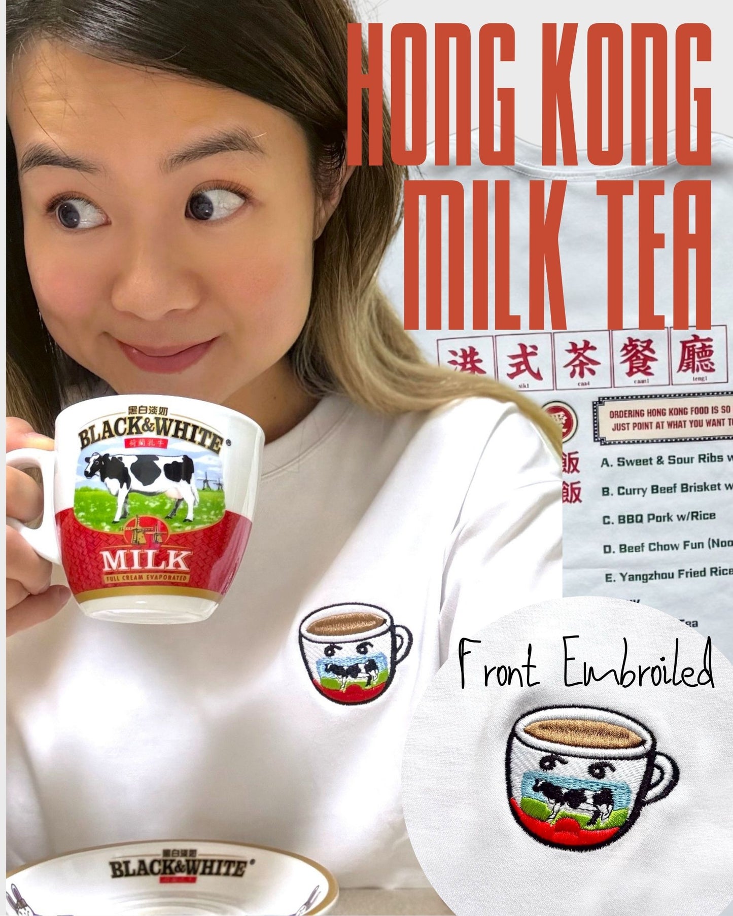 Hong Kong Cha Chaan Teng Milk Tea Shirt
