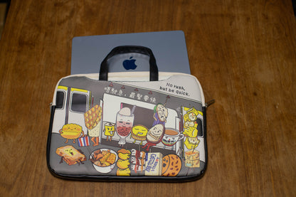 "No rush, but be quick" Laptop Bag 唔使急，最緊要快 - 手提電腦袋