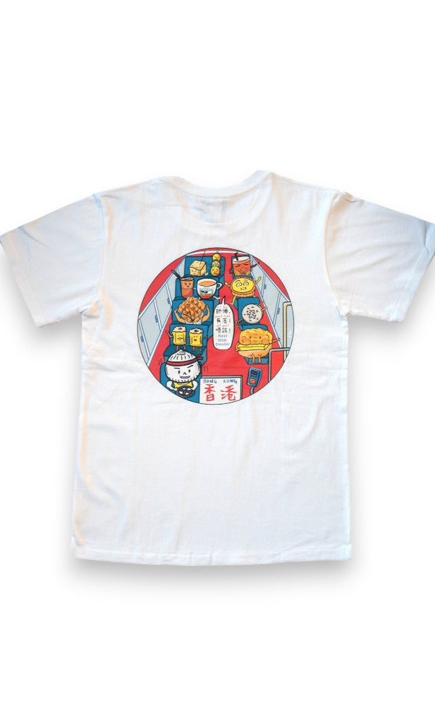 Hong Kong Red Minibus x Snacks T-shirt Special Edition