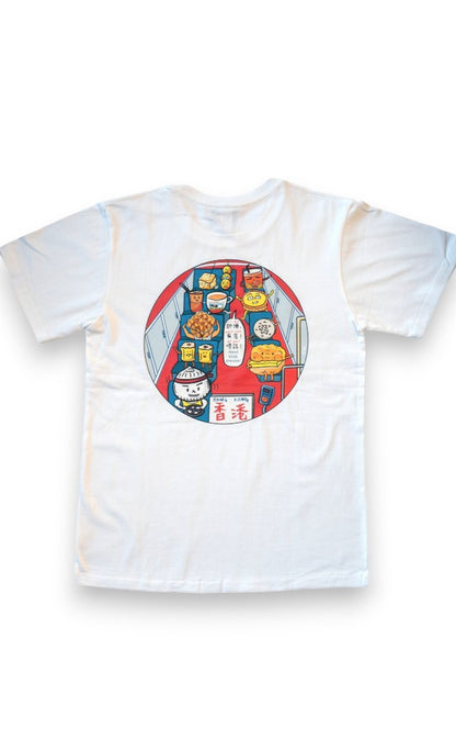 Hong Kong Red Minibus x Snacks T-shirt Special Edition