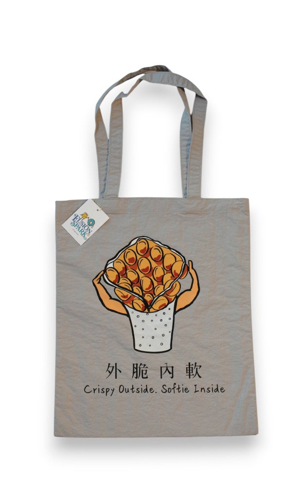 Egg Waffle Man Tote Bag