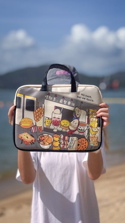 "No rush, but be quick" Laptop Bag 唔使急，最緊要快 - 手提電腦袋