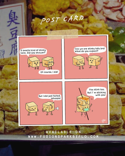 Stinky Tofu Postcard